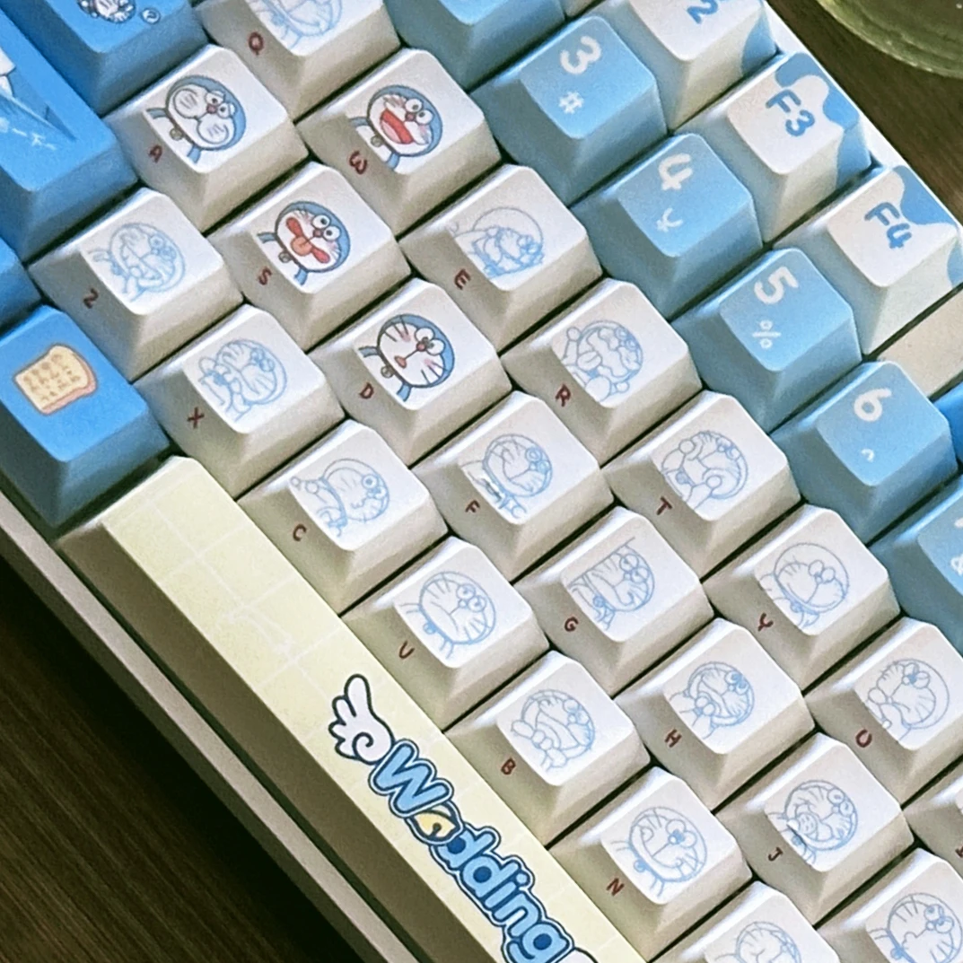 Touches de clavier Doraemon or - Gaming Accessories Aesthetic avis et prix